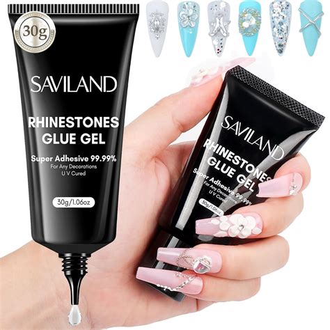 Amazon SAVILAND Rhinestone Glue For Nails Super Strong 30g Nail