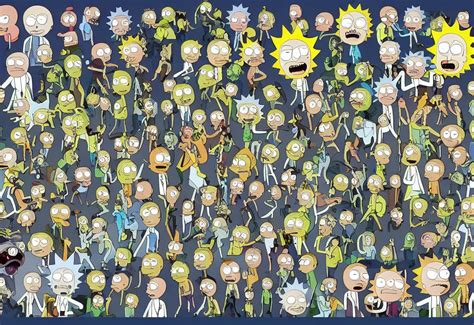 A Sticker Pack Of Rick And Morty Digital Art Vector Stable Diffusion