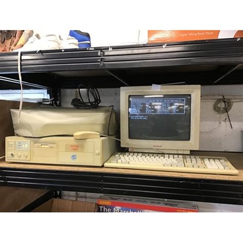 Vintage Amstrad Computer System