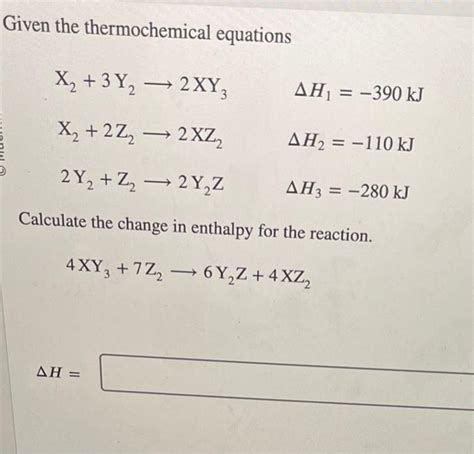 Solved Given The Thermochemical Equations Chegg