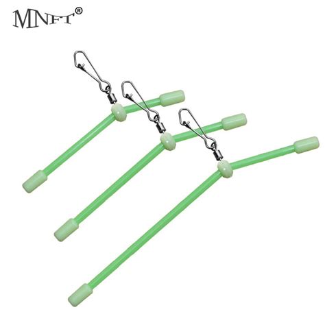 MNFT 12Pcs Fishing Anti Tangle Feeder Boom Luminous Anti Tangle Booms