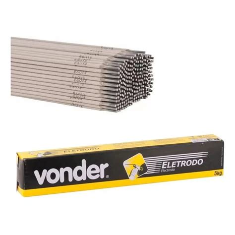 Vonder Eletrodo De Solda Ac 6013 3 25 X 350mm Cx 5kg Fritz