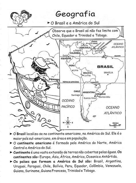 Geografia 3° 4° 5° Anos Atividades ExercÍcios Imagens Para Imprimir