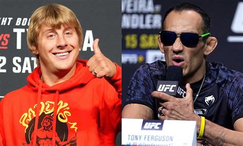 The Favorite In The Fight Between Tony Ferguson And Paddy Pimblett Has