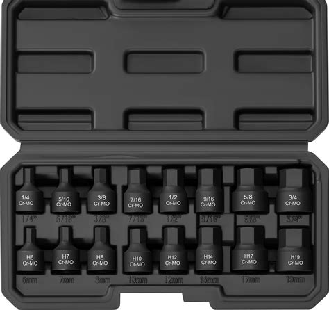 Amazon CRAFTSMAN Hex Bit Socket Set 3 8 Drive SAE 6 Piece