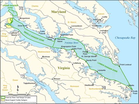 NSWC Dahlgren Map