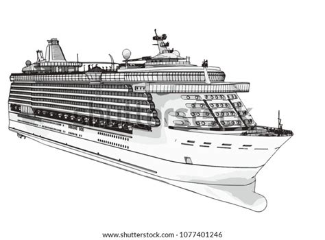 13,149 Cruise Ship Sketch Images, Stock Photos & Vectors | Shutterstock