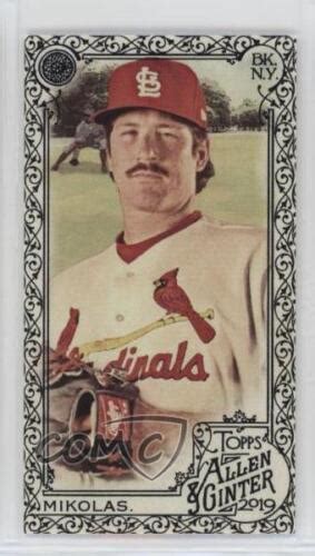 Topps Allen Ginter Mini Black Miles Mikolas Ebay