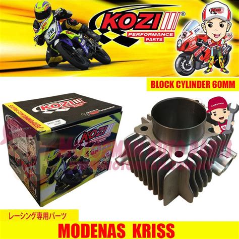 Block Cylinder Modenas Kriss Mm Original Kozi Tak Perlu