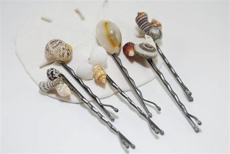 Seashell Bobby Pins Beach Seashell Hair Accessories, via Etsy ...