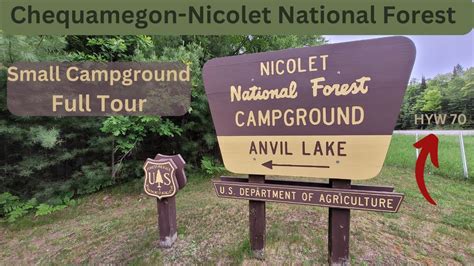 Anvil Lake Campground Tour In The Chequamegon Nicolet National Forest