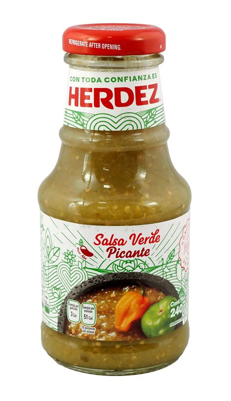 Salsa Verde Pikant Herdez G El Colibri Mexicaanse Spaanse En