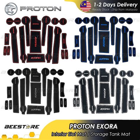 Factory Price Proton Exora New Interior Slot Mat Rubber Mat Anti Slip