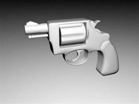 Scifi Revolver Free 3d Model Fbx Open3dmodel