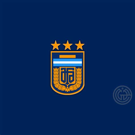 Afa Argentina National Football Team Crests Redesign Concept