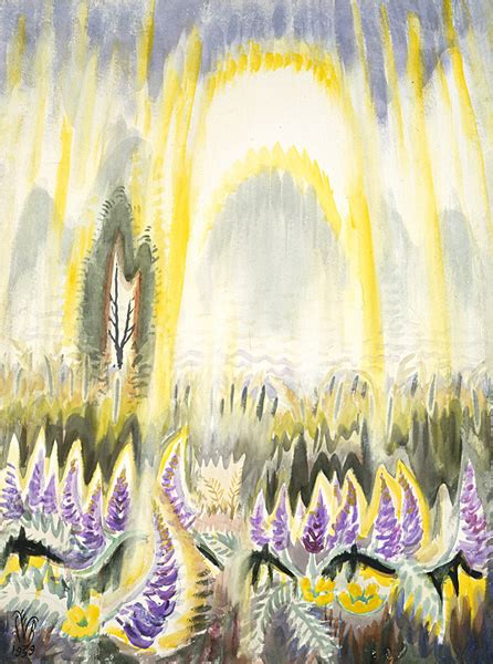 Charles Burchfield Hill Top At High Noon 1925 Pafa