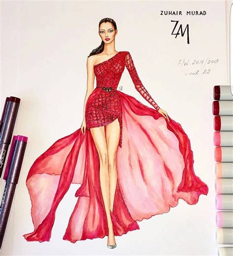 Pin By Renee Rinehart On More Illustrated Fashion Fashion Design Sketches Fashion