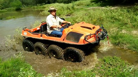 Argo Atv Amphibious 8x8 Test For Leaks Across Water Youtube