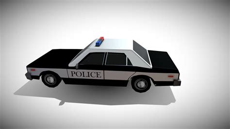 Police Car Low Poly