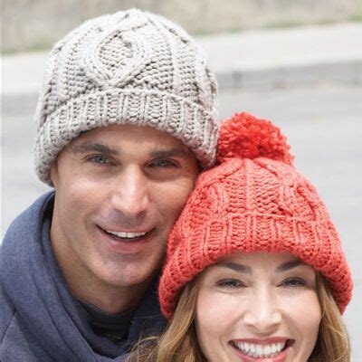 Bernat Cozy Cable Knit Hat Pattern Yarnspirations Cabled Hat