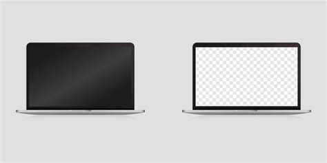 Premium Vector | Laptop realistic device vector set. laptop frame ...