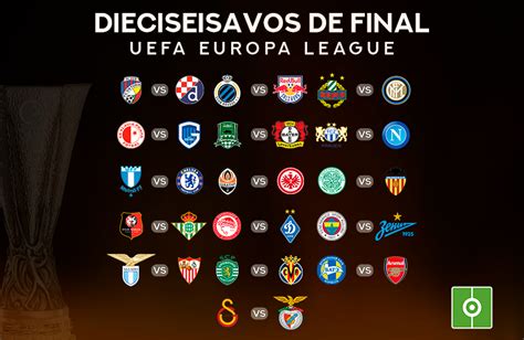 ¡estos Son Los Cruces De Dieciseisavos De La Europa League