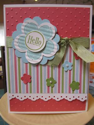 Goin Over The Edge SSS Card Features Posy Punch Hostess Set