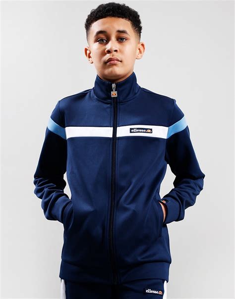 Ellesse Kids Bariya Track Top Navy Terraces Menswear