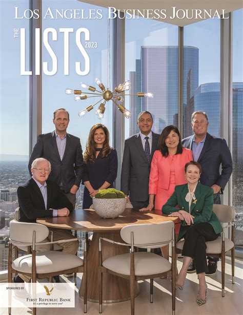 Labj Book Of Lists Los Angeles Business Journal