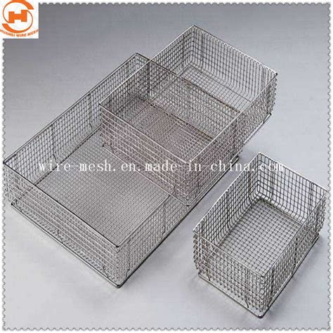 Stainless Steel Sterilization Metal Wire Mesh Basket China Fruit Wire