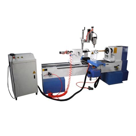 Single Axis Two Knives Automatic CNC Wood Turning Lathe China CNC