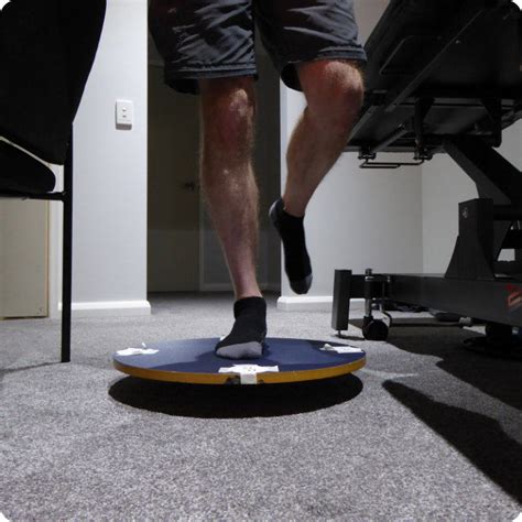 Proprioceptive Foot And Ankle Rehab With A Wobble Board