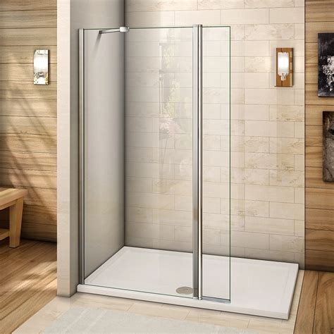 8mm Safety Glass Frameless Walk In Shower Screen With Self Cleaning