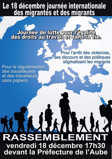 Cgt Union D Partementale De L Aube La Journ E Internationale Des Migrants