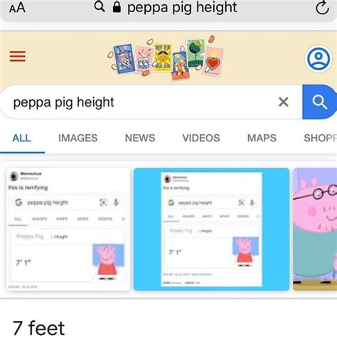 AA Q @ peppa pig height We peppa pig height ALL IMAGES NEWS VIDEOS MAPS ...