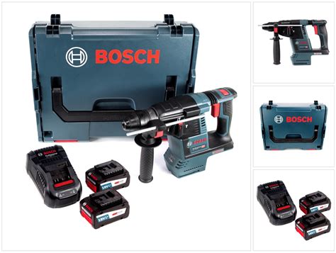 Bosch GBH 18 V 26 Bohrhammer SDS Plus 2x 6 3 Ah EneRacer Akku Lader