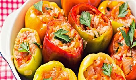 Easy Stuffed Peppers With Spanish Rice Mesa 21