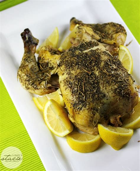 Lemon Herb Slow Cooker Chicken Recipe Chefthisup