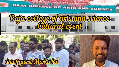 Raja College Of Arts And Science Cultural Event 2022 Makapa Came To