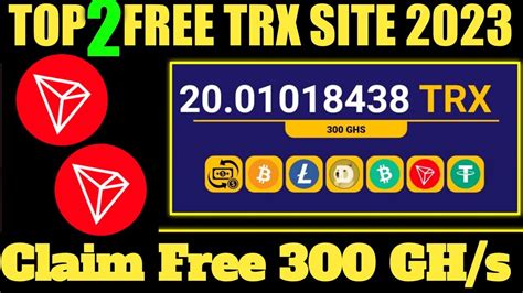 Tron Trx Cryptocurrency Mining Website 2023 250 Trx Daily