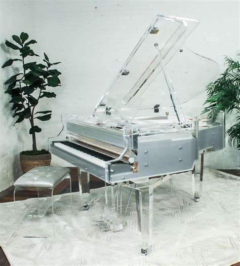 Sonnova Luminos Crystal Clear Acrylic Grand Piano Grand Pianos