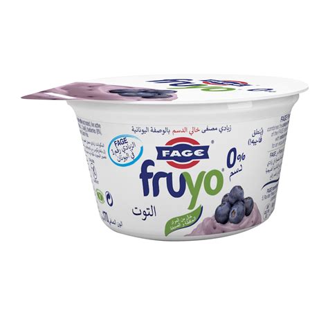 Fage Fruyo 0 Yoghurt Blueberry 170 G Online At Best Price Flavoured