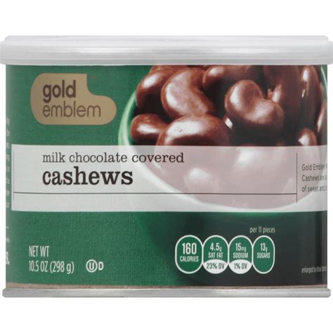 Cvs Gold Emblem Cashews Milk Chocolate Covered Oz Delivery Or