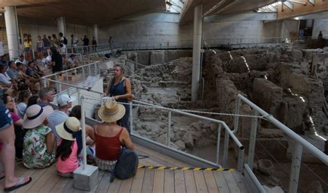 Las Ruinas De Akrotiri En Santorini Un Yacimiento Espectacular