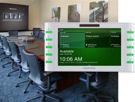 Crestron Room Scheduling One Touch Systems Pte Ltd