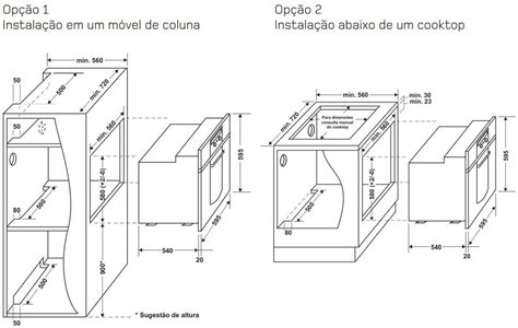 Forno Eletrico De Embutir Dimensoes Electriades