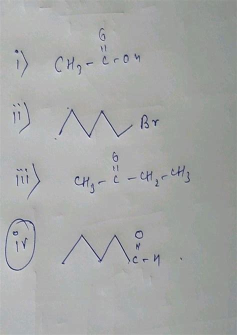 Draw The Structures The Following Compounds 10 Ethanoic Acid 11