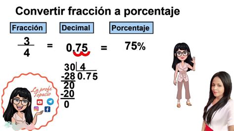 Convertir Fraccion A Porcentaje Muy Facil Otosection