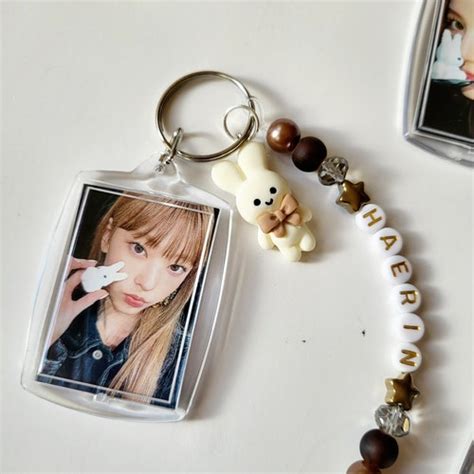 New Jeans Bunny Keychain Kpop Keyring Phone Charm Key Charm Etsy Canada