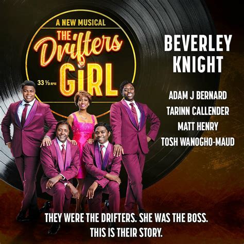 THE DRIFTERS GIRL – ORIGINAL CAST RECORDING ANNOUNCED – Theatre Fan